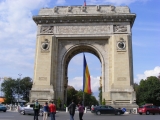 Ceremonie militară la Arcul de Triumf pentru militarii întorși din Afganistan