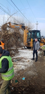 Circulația pietonilor se va desfășura în condiții civilizate și în siguranță Lucrările nu țin cont de vremea de afară!