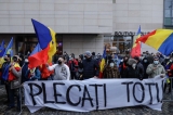 Protest AUR la sediul OMV 
