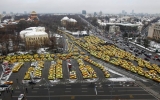 Protestul traximetriştilor blochează astăzi Capitala. 