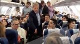 Cioloş prefera sa discute cu Băsescu in avion,  şi nu prin talk-show-uri