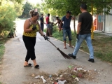 Partida Romilor Pro –Europa sucursala Constanta a curățat campusul Henri Coandă