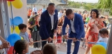 Primarul comunei Adunatii Copaceni, Dan Rusu si senatorul Cristian Marciu au inaugurat grădinița cu program prelungit 