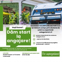 INFO SALUBRIZARE SECTOR 5  Salubrizare sector 5 își mărește echipa