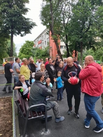 Parcul Ferentari a fost  inaugurat de edilul Sectorului 5, Cristian Popescu Piedone