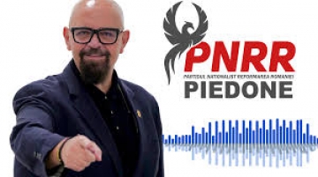 Luni 29 septembrie la Sala Palatului Piedone revine în politică cu un partid exclusiv pentru cetătenii Romaniei PNRR