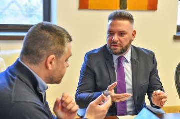 Primarul sectorului 5 Vlad Popescu  Piedone,a discutat cu Ciucu despre deblocarea proiectelor  